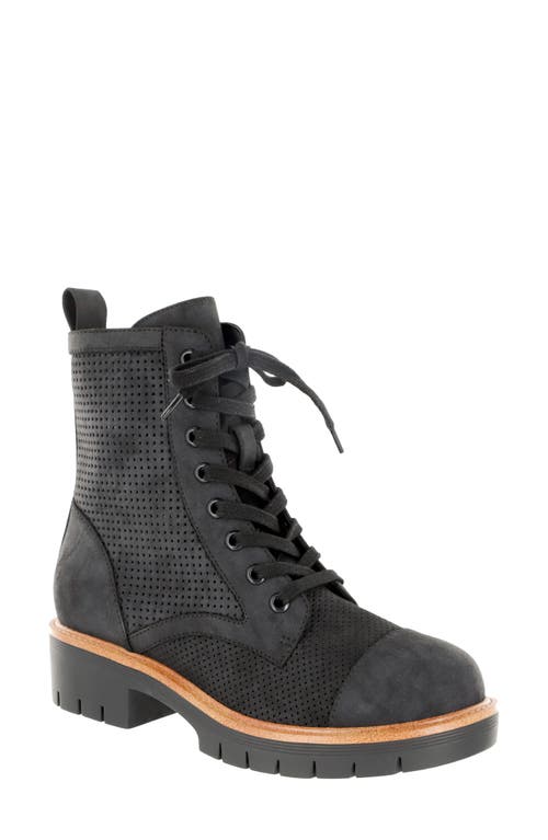 MIA Kashton Perforated Zip Combat Boot at Nordstrom,