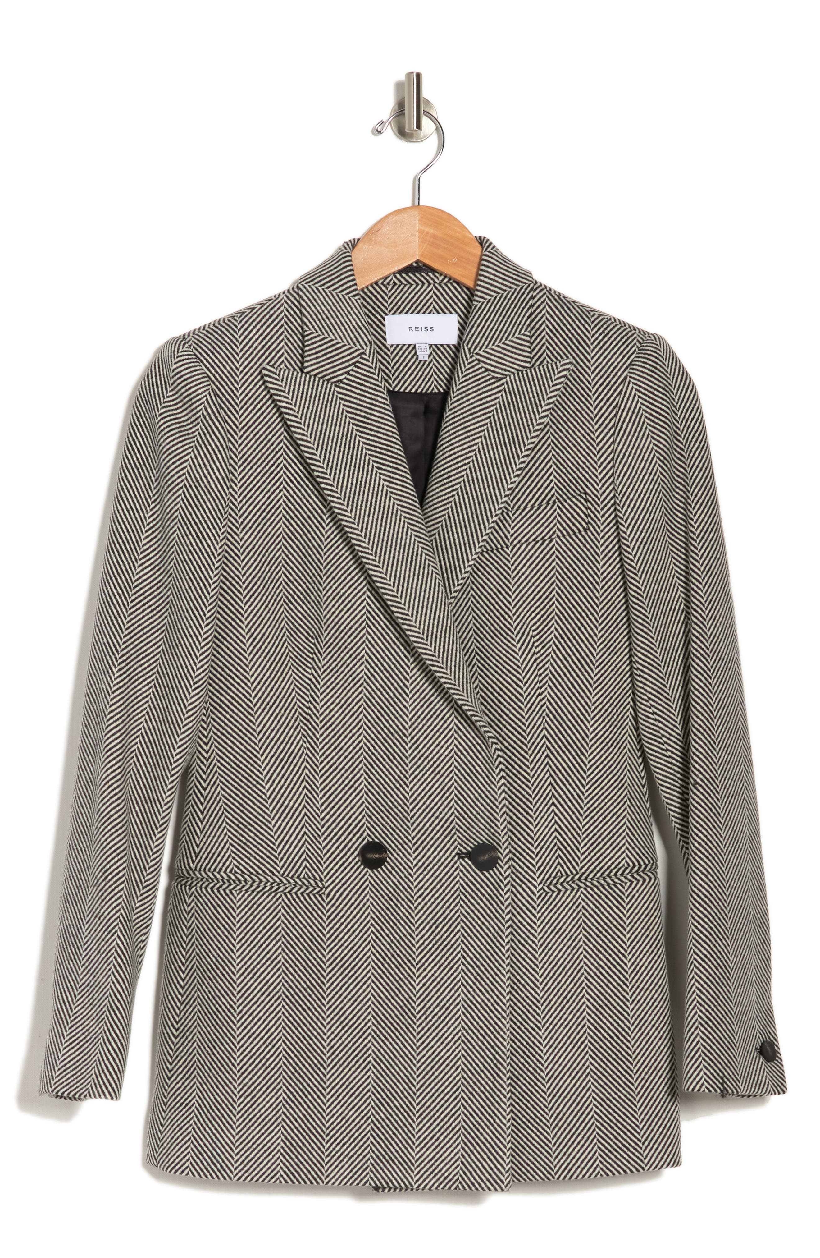 reiss houndstooth blazer