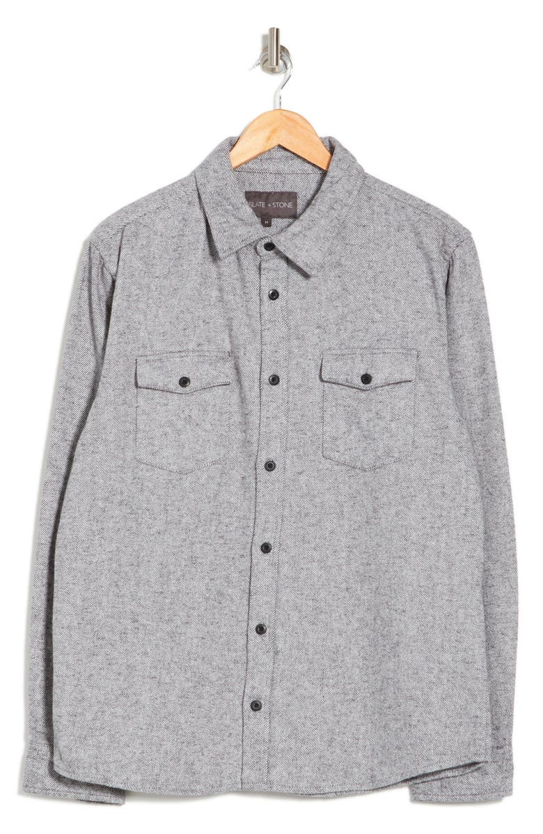 Slate & Stone Cotton Flannel Shirt Jacket | Nordstromrack
