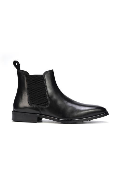 Anthony Veer Men's Jefferson Chelsea Leather Pull Up Boots In Black