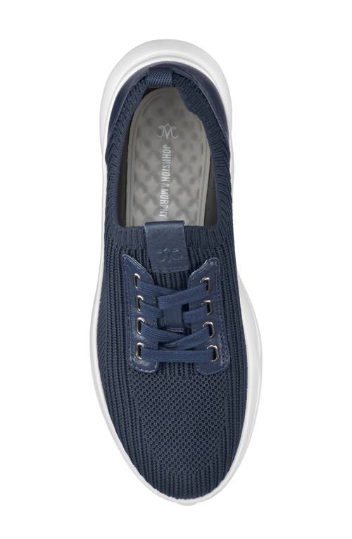 Johnston & Murphy Escape Knit Sneaker In Navy Knit