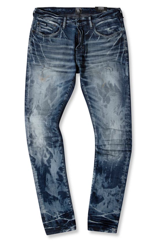 Shop Prps Bandanna Distressed Super Skinny Jeans In Indigo