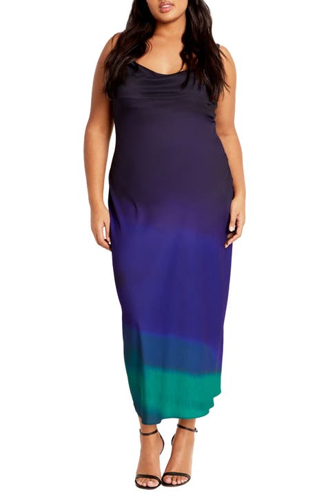 Nordstrom plus size purple dress best sale