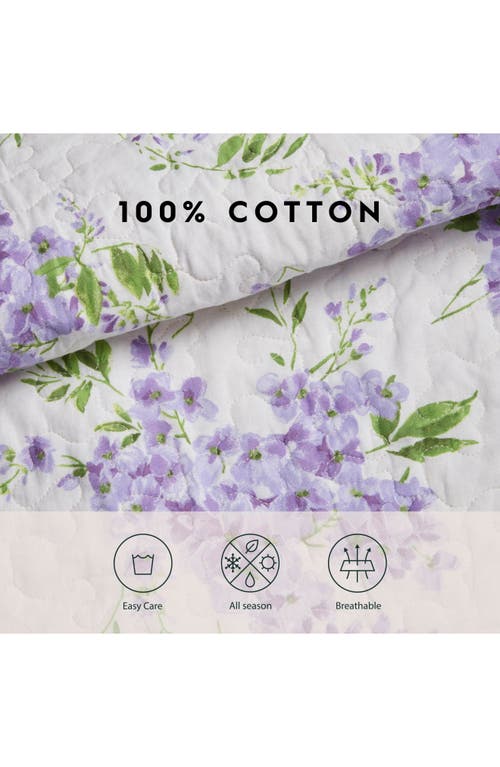Laura Ashley Keighley Quilt Set In Lilac