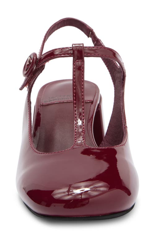Jeffrey Campbell Wandz T-strap Pump In Red Patent