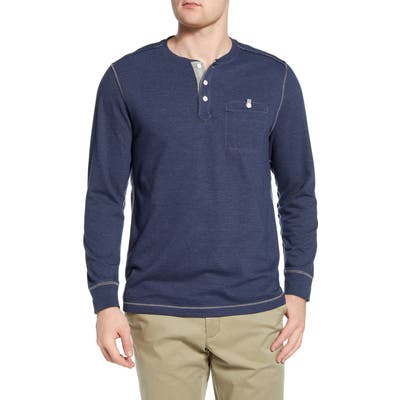 Tommy Bahama Martin Bay Henley Shirt, Blue