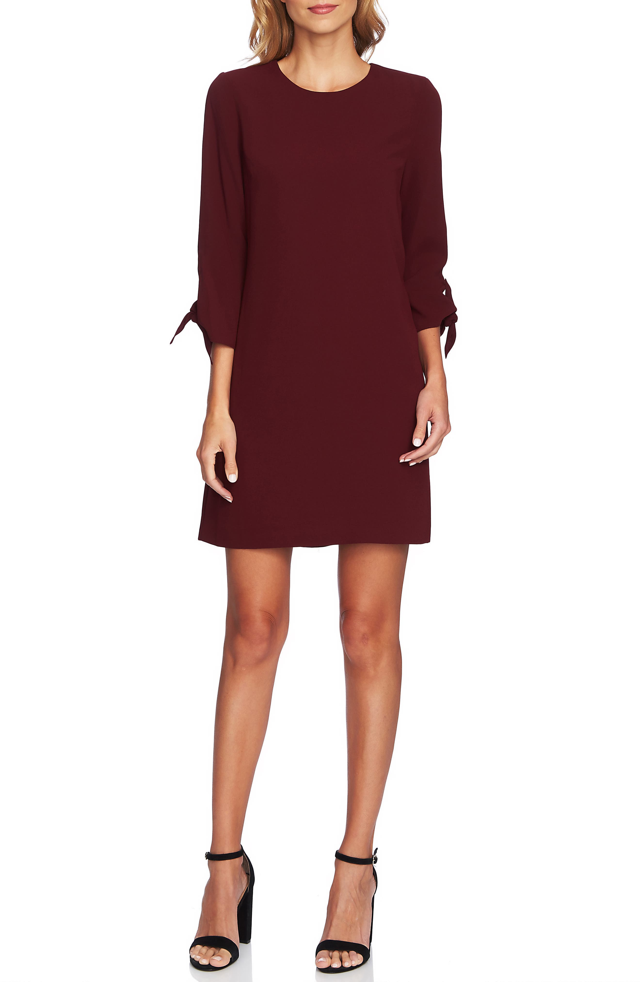 Cece Tie Sleeve Shift Dress