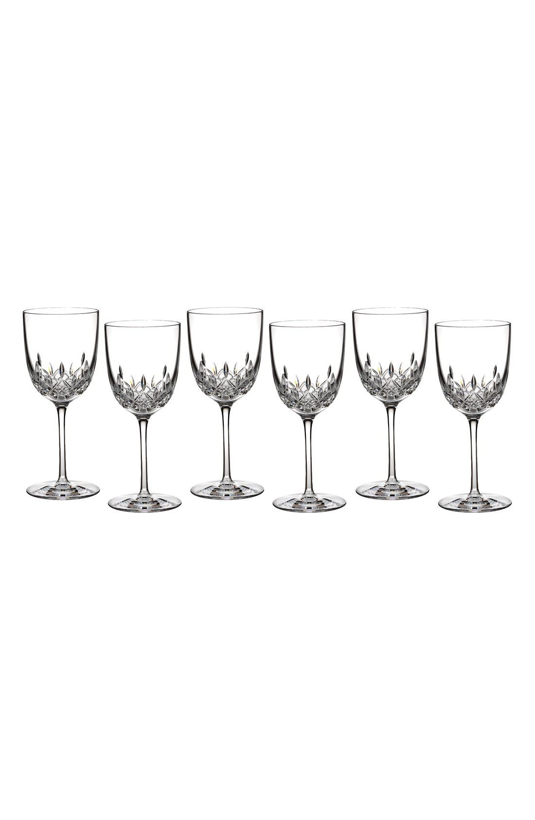 Waterford 'Lismore Encore' Lead Crystal Goblets (Set of 6) Nordstrom