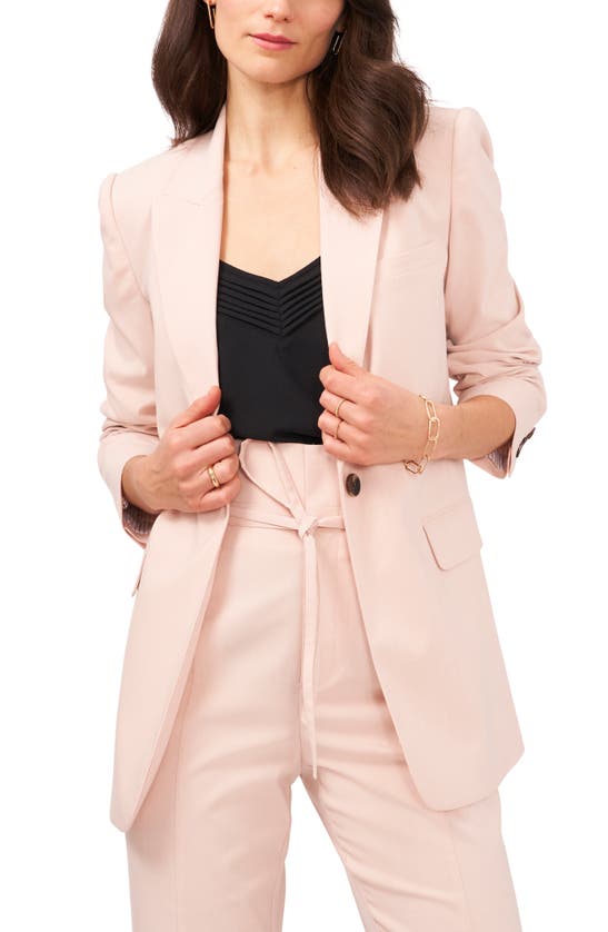 1.state Single Button Relaxed Blazer In Pink