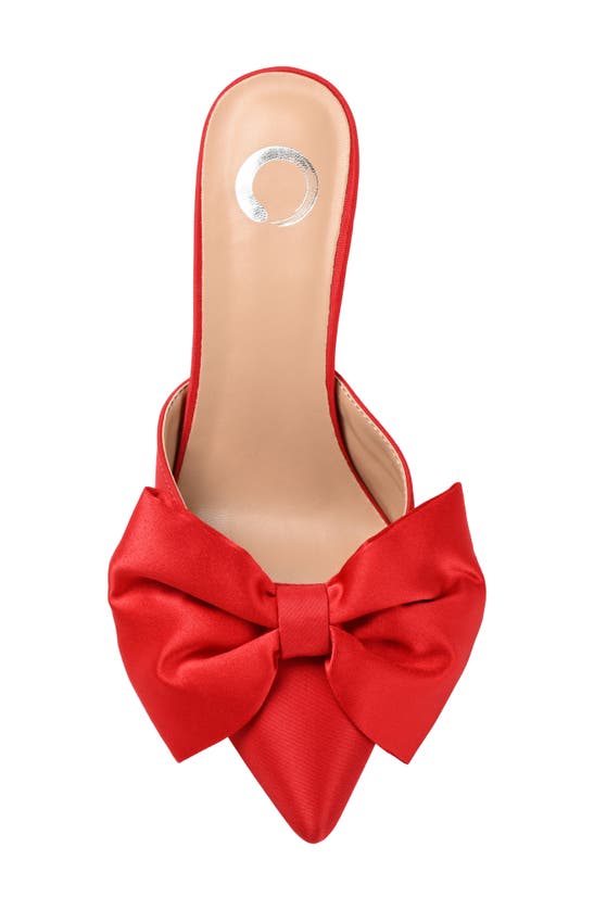 Journee Collection Tiarra Mule Pump In Red