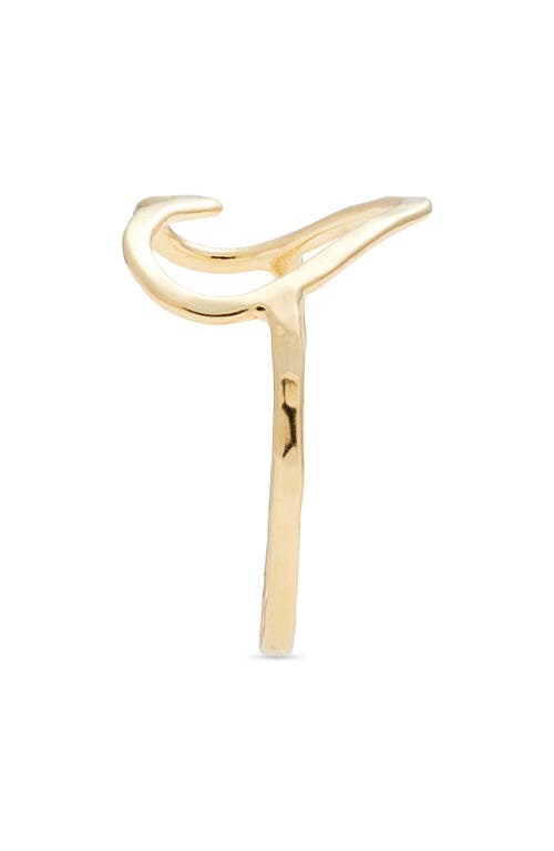 Ki-ele Forever Heart Ring In Gold