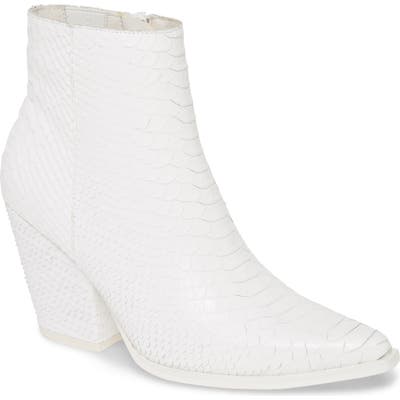 Jeffrey Campbell Elevated Bootie- White