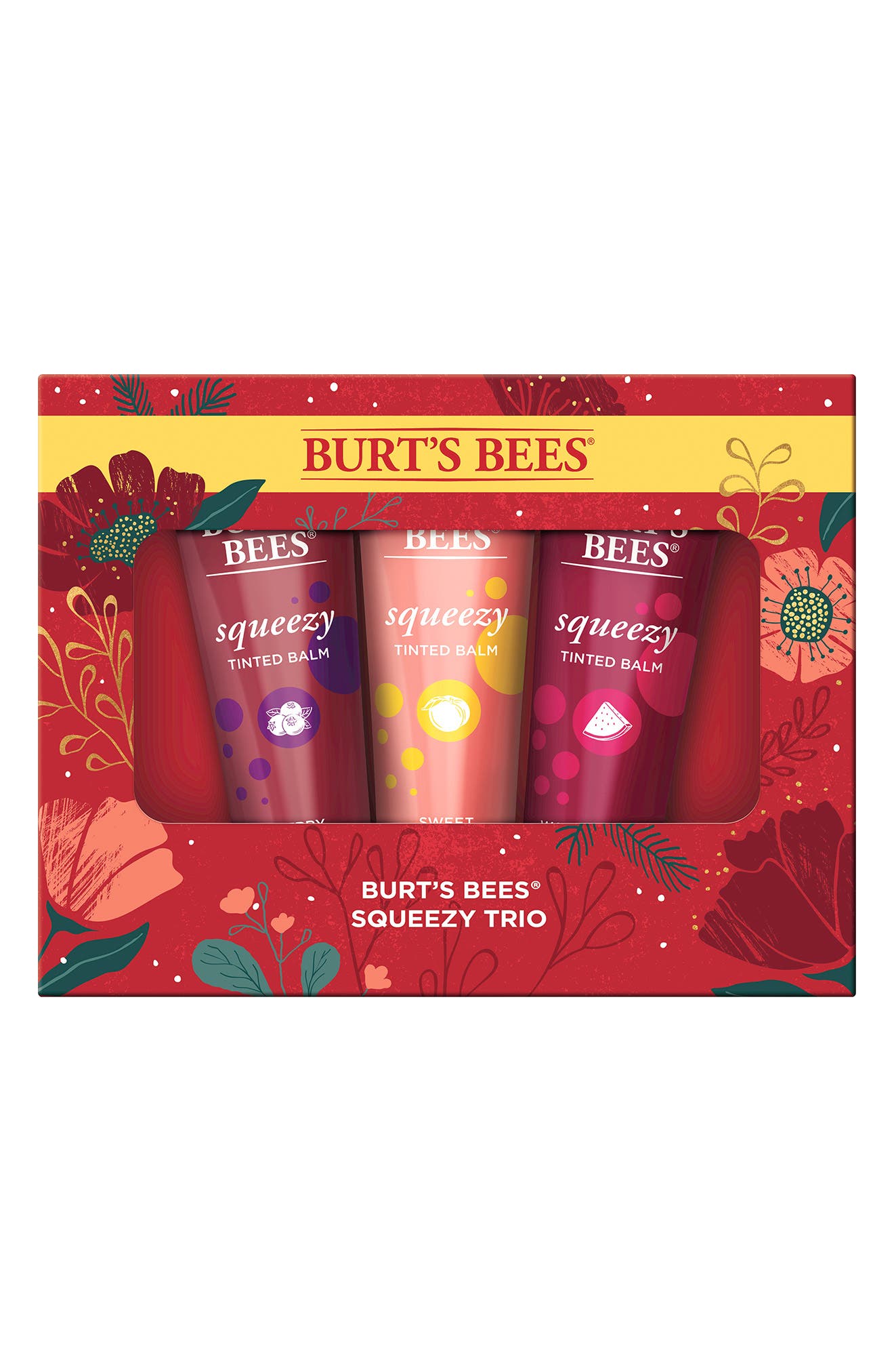 Burt's Bees Squeezy Trio Holiday Gift Set In Multi | ModeSens