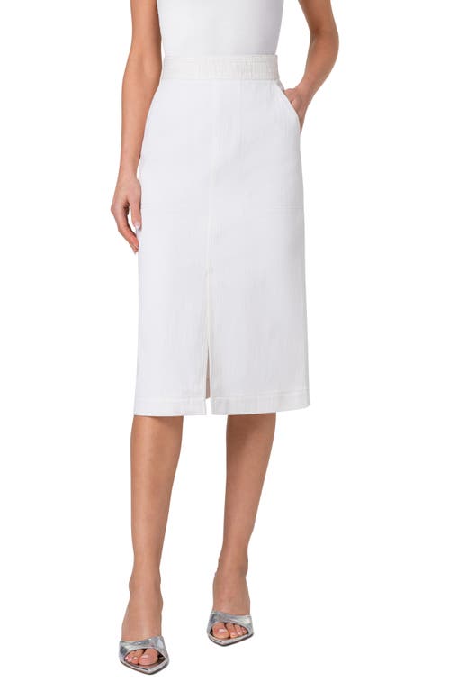 AKRIS PUNTO AKRIS PUNTO TWEED WAISTBAND A-LINE SKIRT 