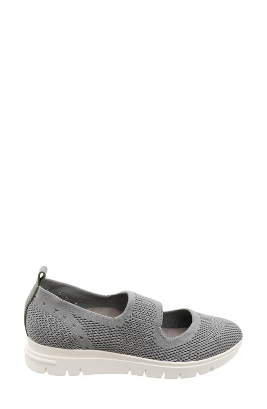 David Tate Knit Mary Jane In Gray