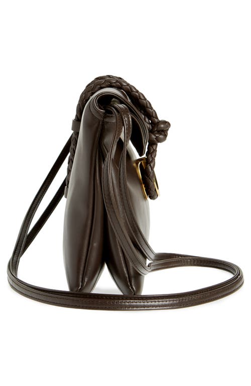 Bottega Veneta Small Liberta Leather Shoulder Bag In 2190 Fondant-m Brass