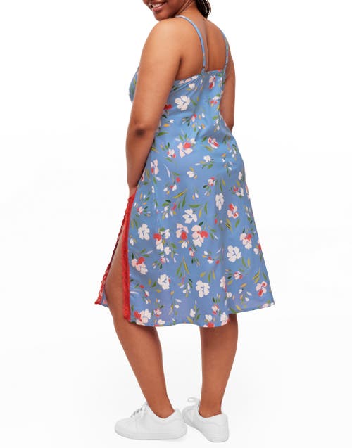 Shop Adore Me Analise Slip In Floral Blue