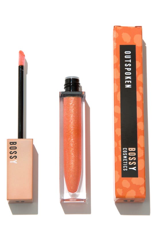 Bossy Cosmetics Power Woman Bossy Lip Gloss In Outspoken