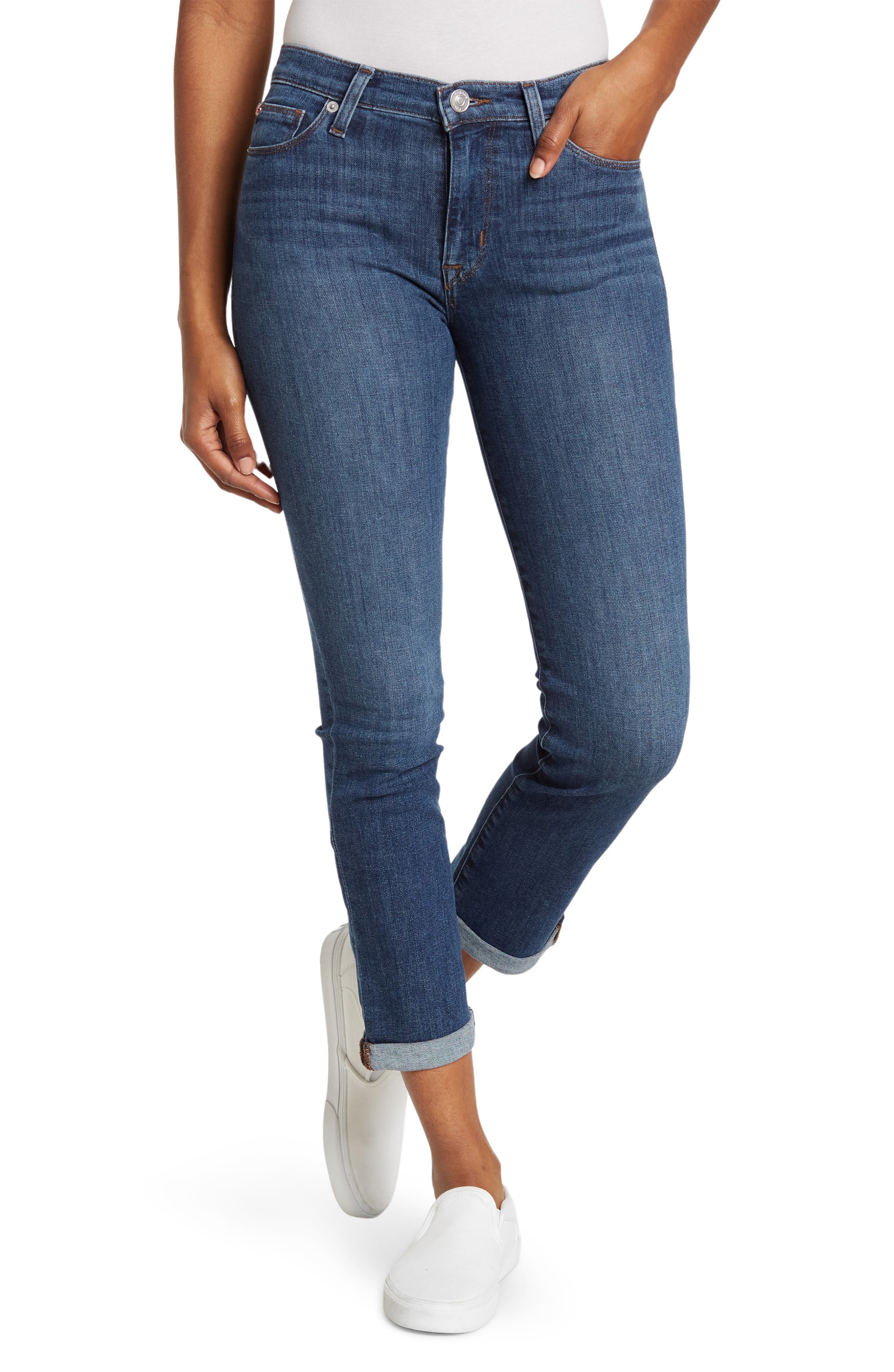 hudson blair high waist skinny jeans