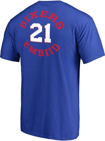 Men's Philadelphia 76ers Joel Embiid Fanatics Branded Royal Team