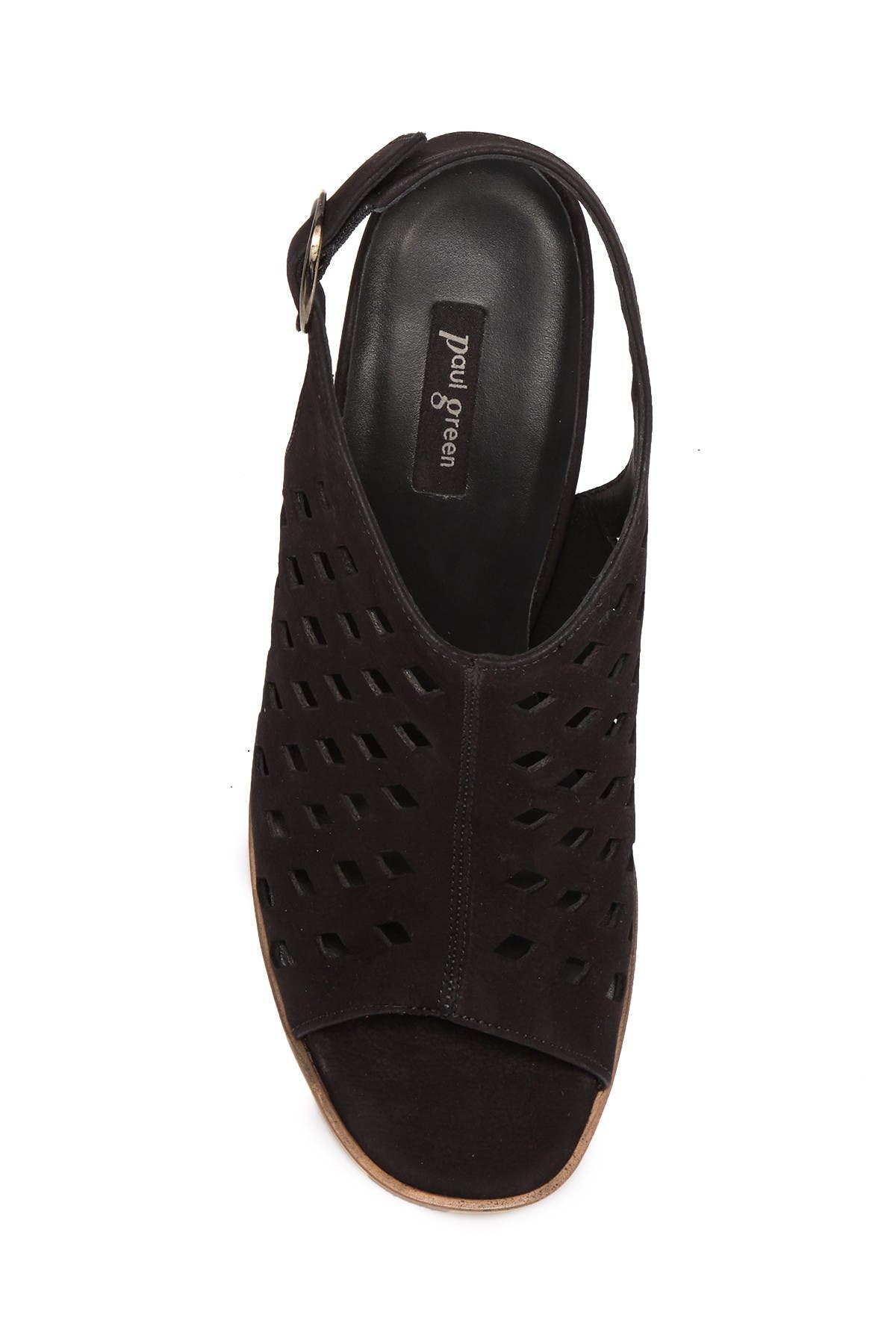 paul green diamond perforated sandal