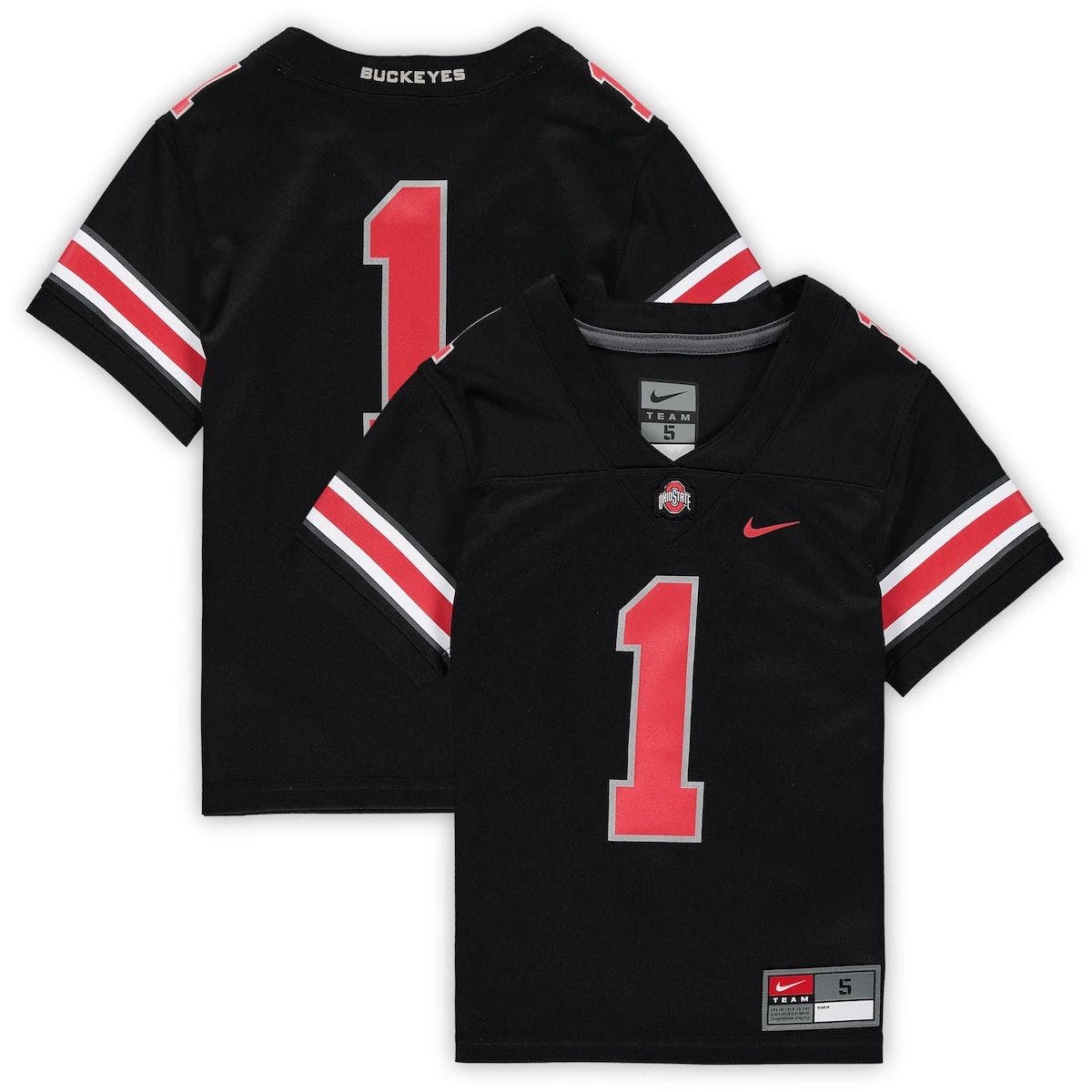 black nike ohio state football jersey