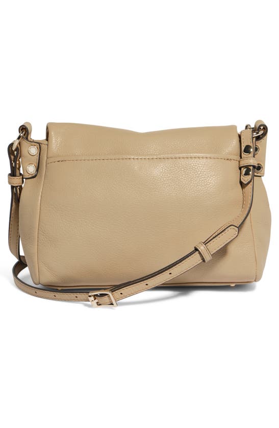 Shop Aimee Kestenberg Mini Zen Leather Crossbody Bag In Camel
