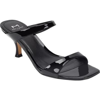Marc Fisher Ltd Genia Slide Sandal- Black