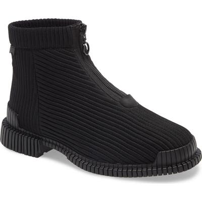 Camper Pix Knit Bootie, Black