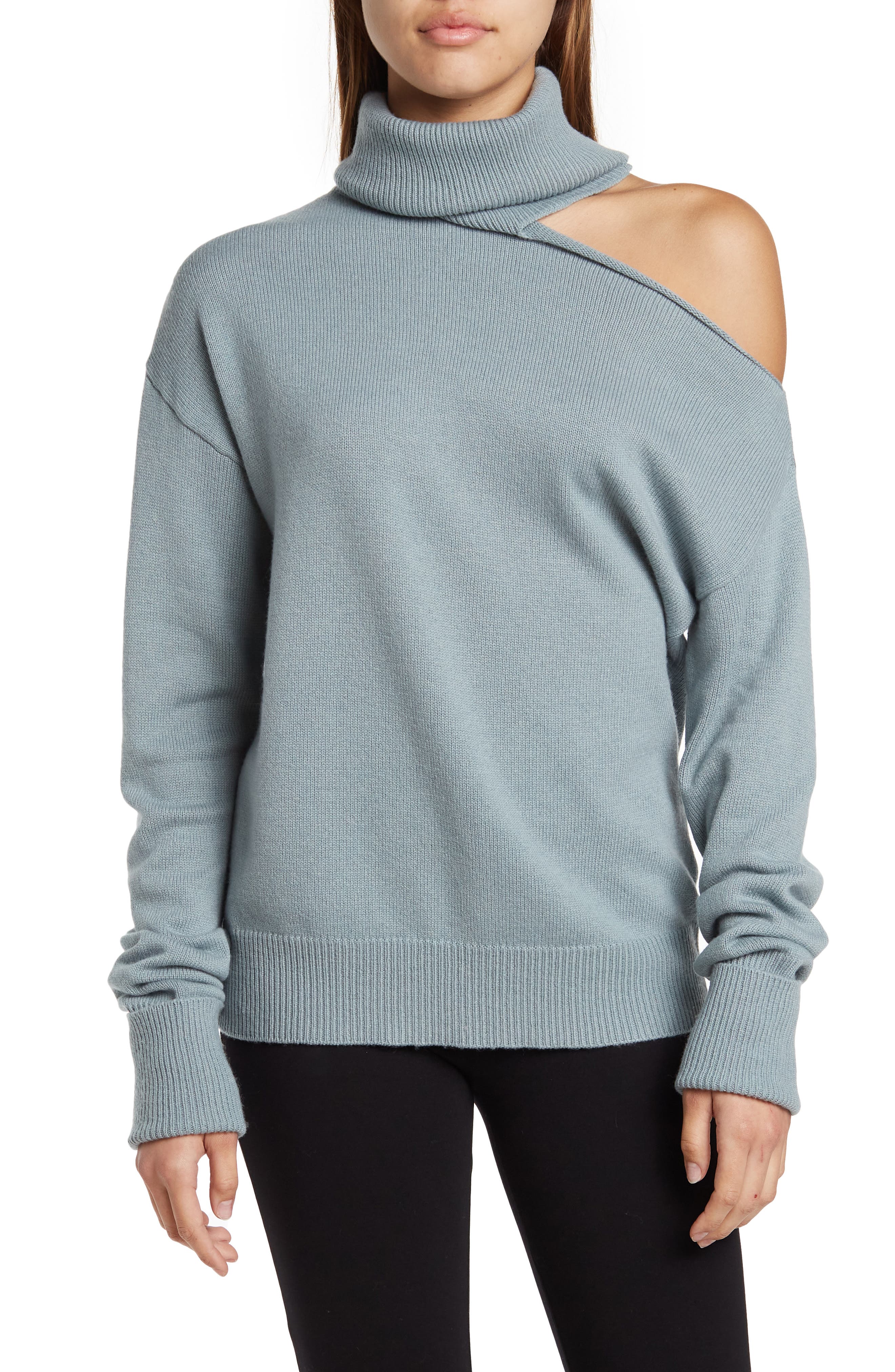 PAIGE Raundi Cutout Shoulder Sweater 