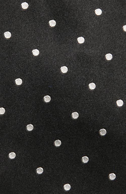 Ralph Lauren Polka Dot Tie In Black