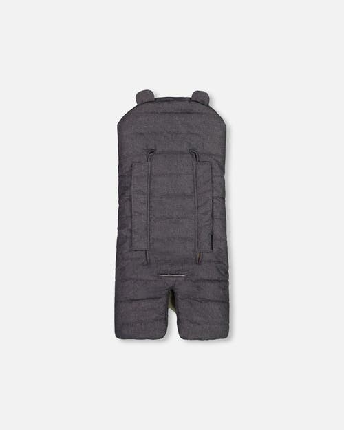 Shop Deux Par Deux Baby Unisex Snuggly Wrap Textured Gray For Car Seat And Stroller In Printed Texture