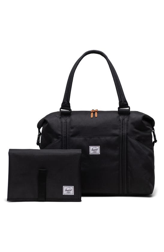 Shop Herschel Supply Co Strand 24-liter Duffle Diaper Bag In Black