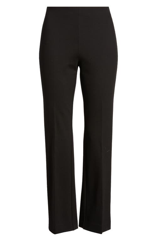 Shop Anne Klein Hollywood Waist Pull-on Kick Flare Pants In Anne Black