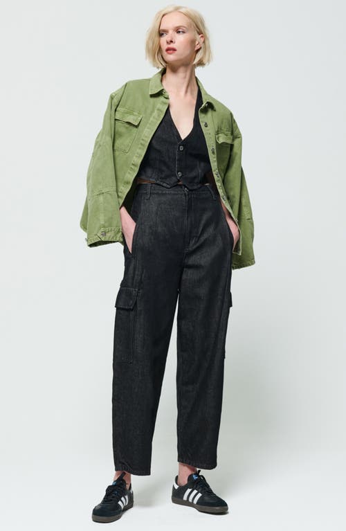 Shop Etica Ética Eaton Utility Shirt Jacket In Avocado