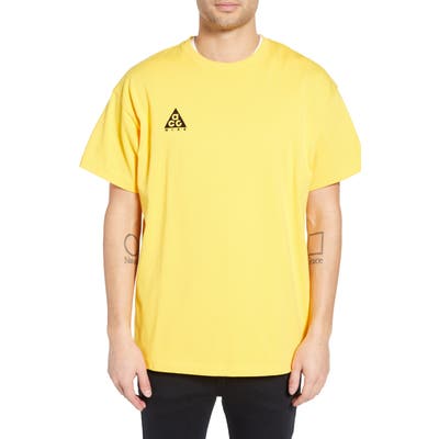 Nike Nrg All Conditions Gear Logo T-Shirt, Yellow