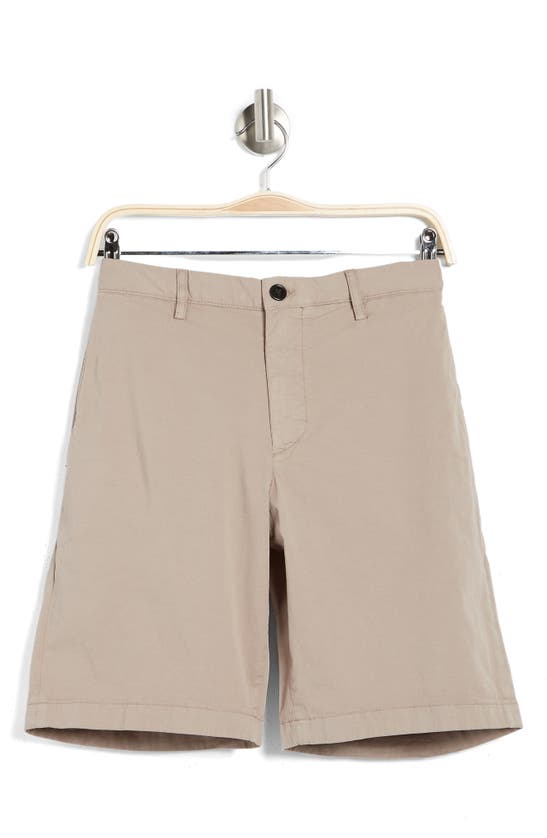 Theory Zaine Patton Organic Cotton Shorts In Tapir