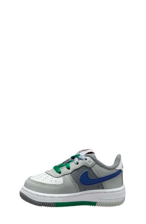 Shop Nike Kids' Air Force 1 Sneaker In Light Silver/deep Blue/white