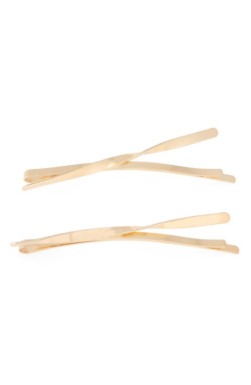 2-Pack Hair Pins in Gold