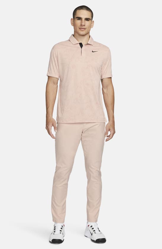 Shop Nike Golf Dri-fit Repel Water Repellent Slim Fit Golf Pants In Pink Oxford