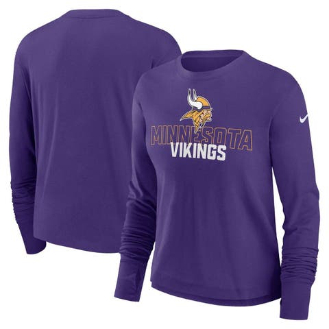 Women's New Era Purple Minnesota Vikings Playmaker Fleece Full-Zip Hoodie