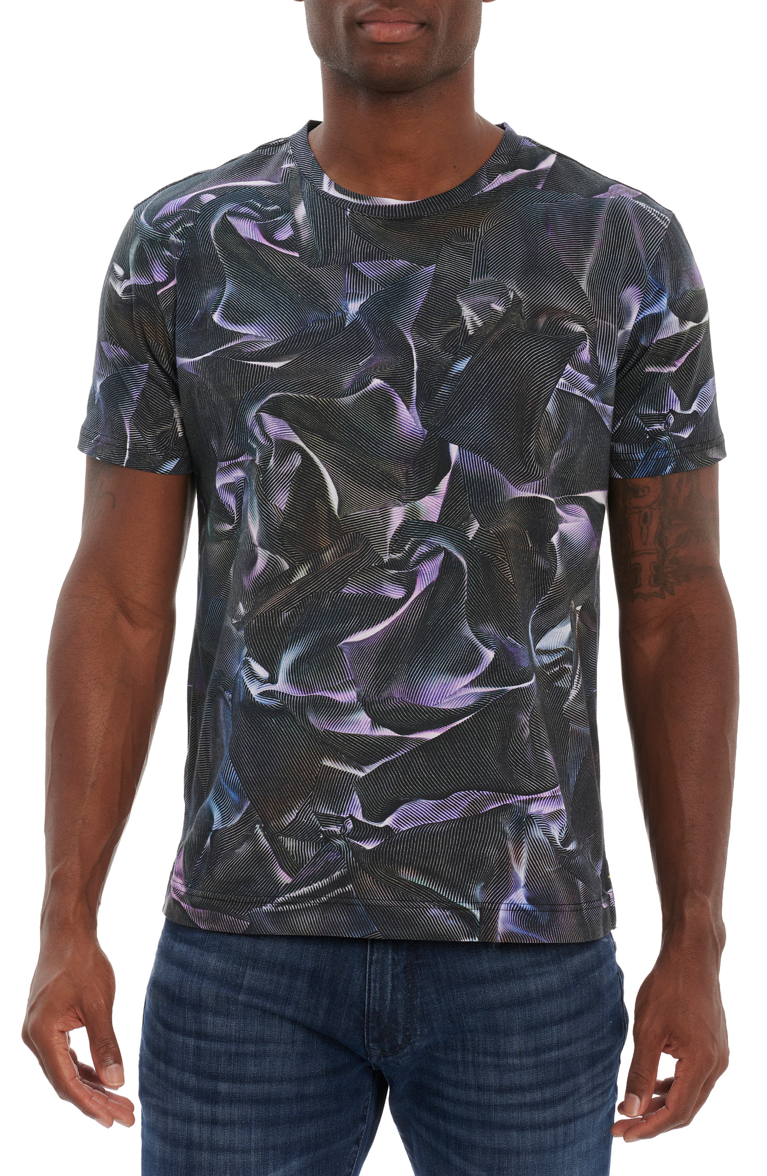 Men's Robert Graham Crewneck T-Shirts 