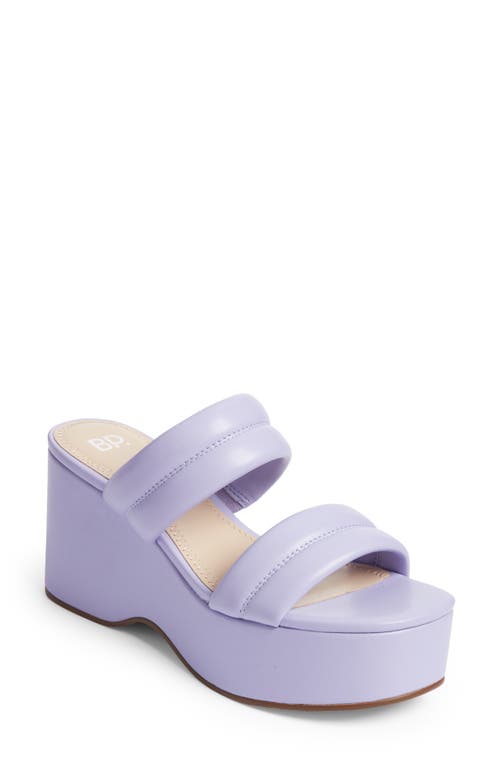 BP. Raquelle Wedge Sandal in Purple Betta