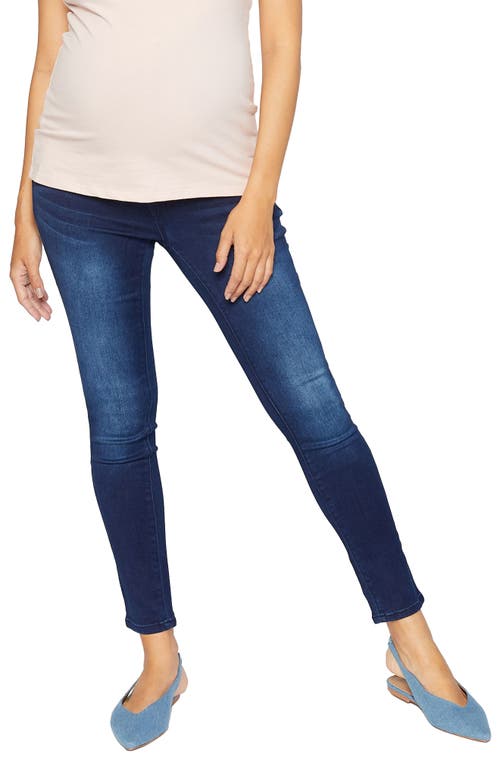 Butter Maternity Ankle Skinny Jeans in Marco