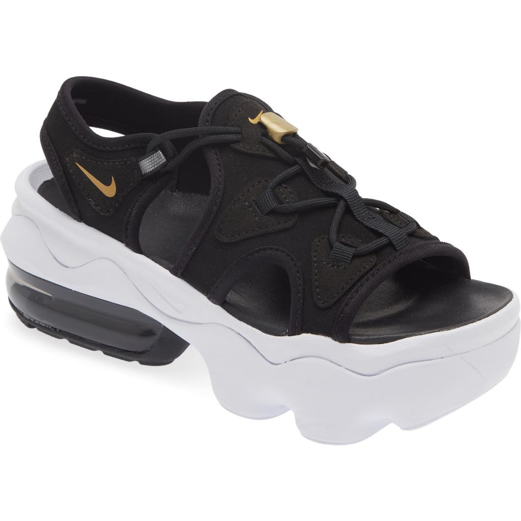 Nike Air Max Koko Sandal In Black/gold/anthracite