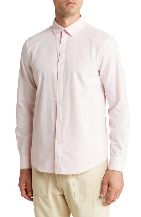 Cotton Long Sleeve Button-Up Shirt