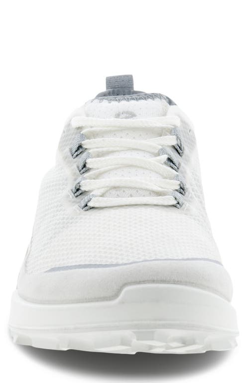 Shop Ecco Biom 2.1 Low Tex Sneaker In Shadow White/shadow White