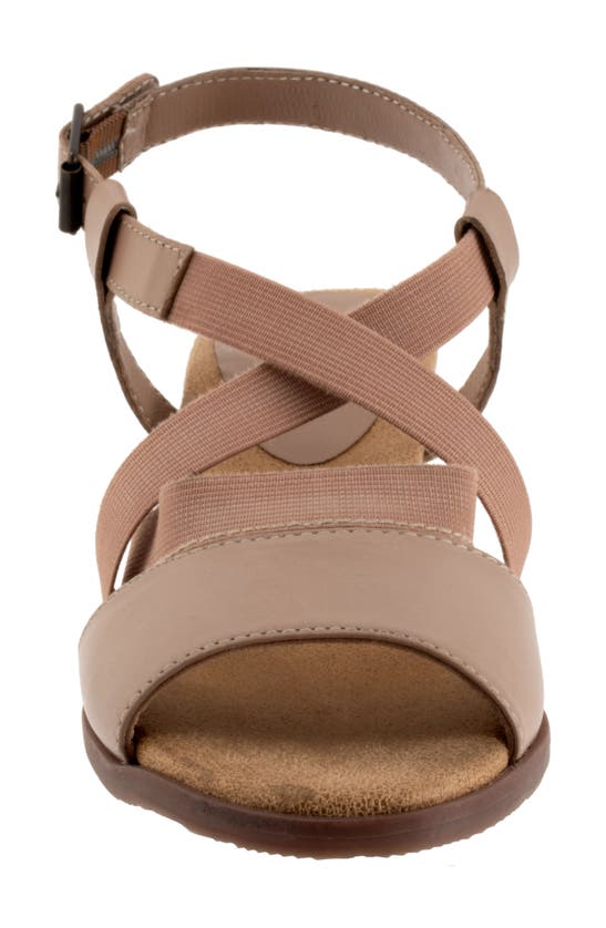 Shop Trotters Meadow Ankle Strap Sandal In Taupe