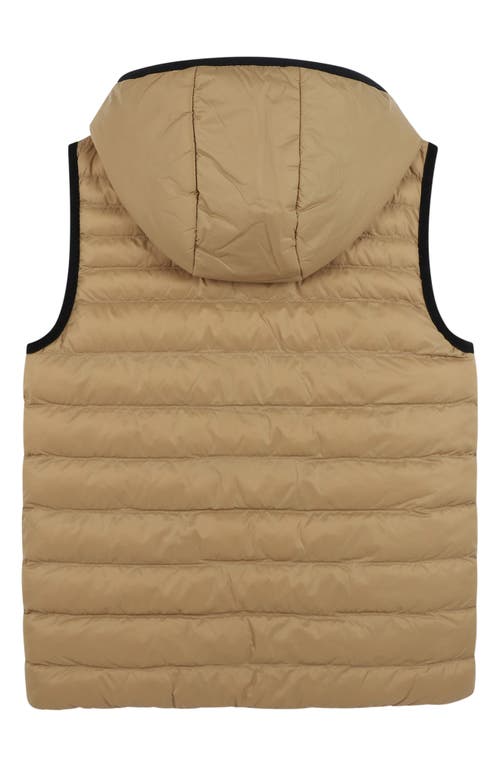 Shop Bosswear Boss Kidswear Kids' Reversible Puffer Vest In Cookie