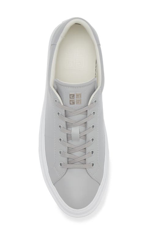 Shop Givenchy City Court Sneaker In Light Grey